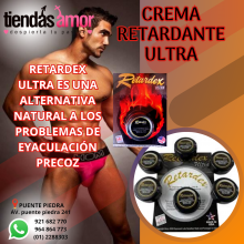 Crema Retardex Prolonga tus relaciones sexuales